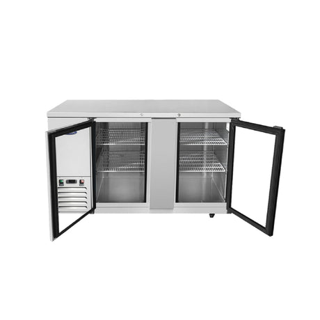 Atosa 69″ Back Bar Cooler with Glass Doors - MBB69GGR