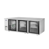 Atosa 90″ Back Bar Cooler with Glass Doors - MBB90GGR