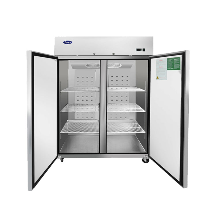 Atosa Top Mount Two Door Reach-in Freezer - MBF8002GR - VRS Restaurant Equipment & Supply Store