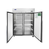 Atosa Top Mount Two Door Reach-in Freezer - MBF8002GR - VRS Restaurant Equipment & Supply Store