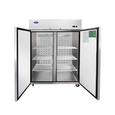 Atosa Top Mount Two Door Reach-in Freezer - MBF8002GR - VRS Restaurant Equipment & Supply Store