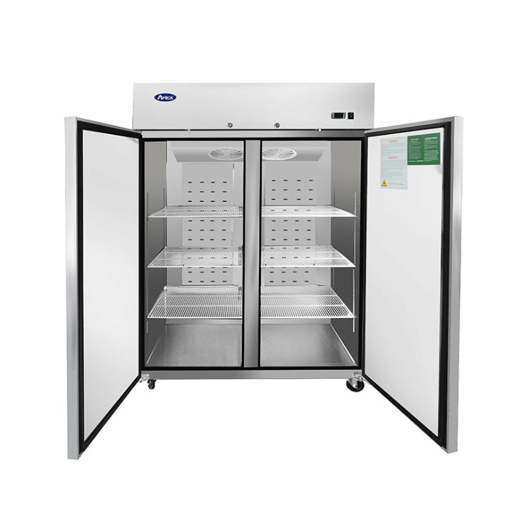 Atosa Top Mount Two Door Reach-in Refrigerator - MBF8005GR - VRS Restaurant Equipment & Supply Store