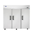 Atosa Top Mount Three Door Reach-in Freezer - MBF8003GR - VRS Restaurant Equipment & Supply Store