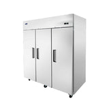 Atosa Top Mount Three Door Reach-in Freezer - MBF8003GR