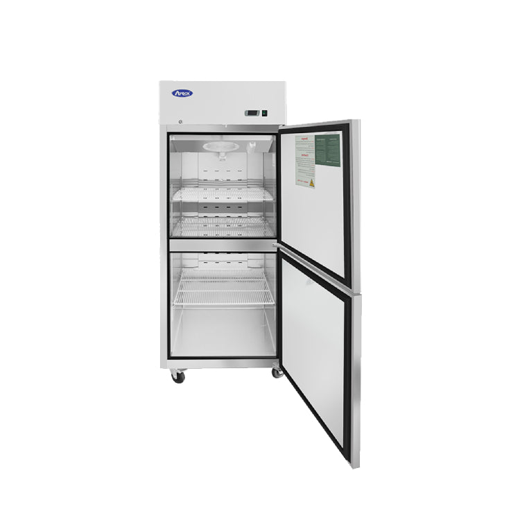 Atosa Top Mount Two Divided Door Reach-in Freezer - MBF8007GR - VRS Restaurant Equipment & Supply Store