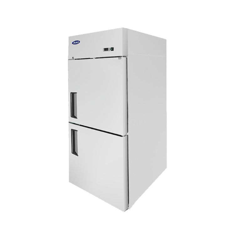 Atosa Top Mount Two Divided Door Reach-in Refrigerator - MBF8010GR - VRS Restaurant Equipment & Supply Store