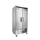 Atosa 40" Bottom Mount Two Door Reach-in Refrigerator - MBF8506GR - VRS Restaurant Equipment & Supply Store