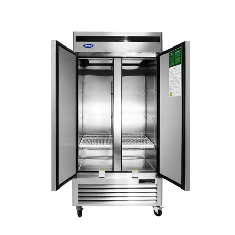 Atosa 40" Bottom Mount Two Door Reach-in Refrigerator - MBF8506GR - VRS Restaurant Equipment & Supply Store