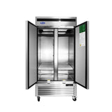 Atosa 40" Bottom Mount Two Door Reach-in Freezer - MBF8502GR - VRS Restaurant Equipment & Supply Store