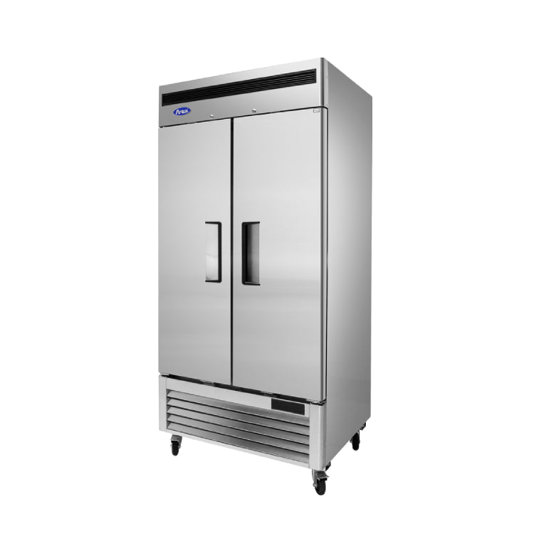 Atosa 40" Bottom Mount Two Door Reach-in Refrigerator - MBF8506GR - VRS Restaurant Equipment & Supply Store