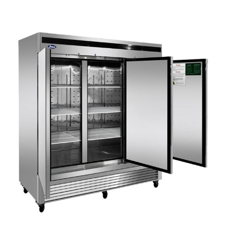 Atosa 82" Bottom Mount Three Door Reach-in Freezer - MBF8504GR - VRS Restaurant Equipment & Supply Store