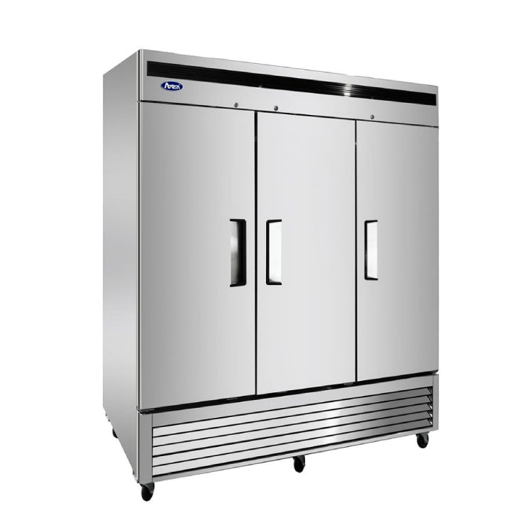 Atosa 82" Bottom Mount Three Door Reach-in Freezer - MBF8504GR - VRS Restaurant Equipment & Supply Store