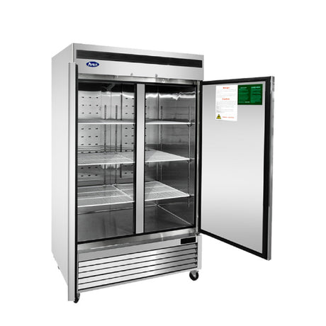 Atosa 54" Bottom Mount Two Door Reach-in Refrigerator - MBF8507GR - VRS Restaurant Equipment & Supply Store