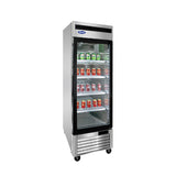 Atosa One Glass Door Reach-in Freezer - MCF8701GR - VRS Restaurant Equipment & Supply Store