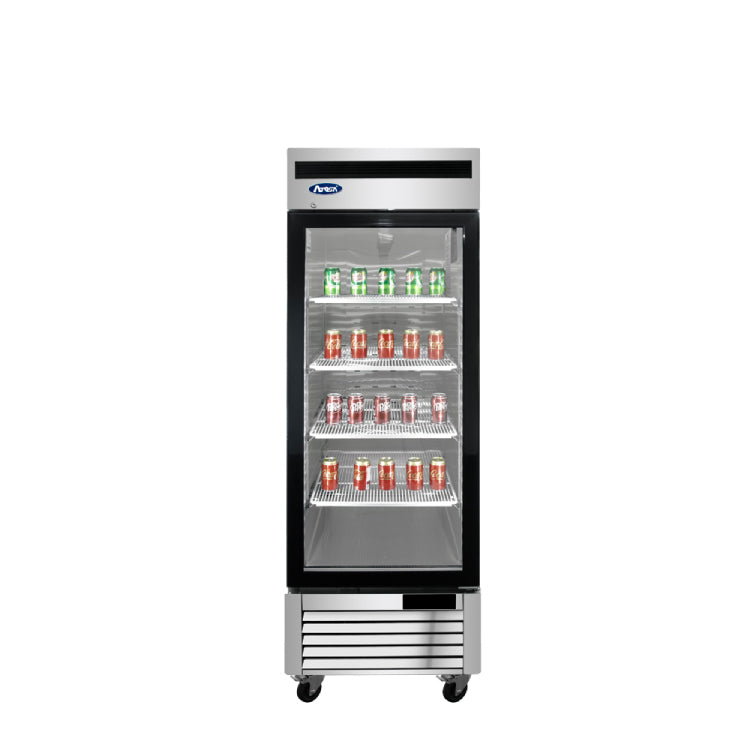 Atosa One Glass Door Merchandiser Cooler - MCF8705GR - VRS Restaurant Equipment & Supply Store