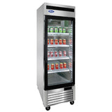 Atosa One Glass Door Merchandiser Cooler - MCF8705GR - VRS Restaurant Equipment & Supply Store