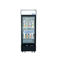 Atosa 27" Black Cabinet One Glass Door Merchandiser Cooler - MCF8722GR - VRS Restaurant Equipment & Supply Store