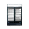 Atosa Black Cabinet Two (2) Glass Door Merchandiser Freezer - MCF8732GR