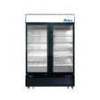 Atosa 40" Black Cabinet Two Glass Door Merchandiser Cooler - MCF8733GR - VRS Restaurant Equipment & Supply Store