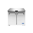 Atosa 36″ Undercounter Refrigerator Two Door - MGF36RGR