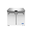 Atosa 36″ Undercounter Freezer Two Door - MGF36FGR - VRS Restaurant Equipment & Supply Store