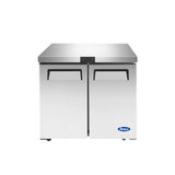 Atosa 36″ Undercounter Freezer Two Door - MGF36FGR - VRS Restaurant Equipment & Supply Store