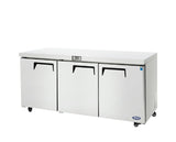 Atosa 72″ Undercounter Refrigerator Three Door - MGF8404GR - VRS Restaurant Equipment & Supply Store