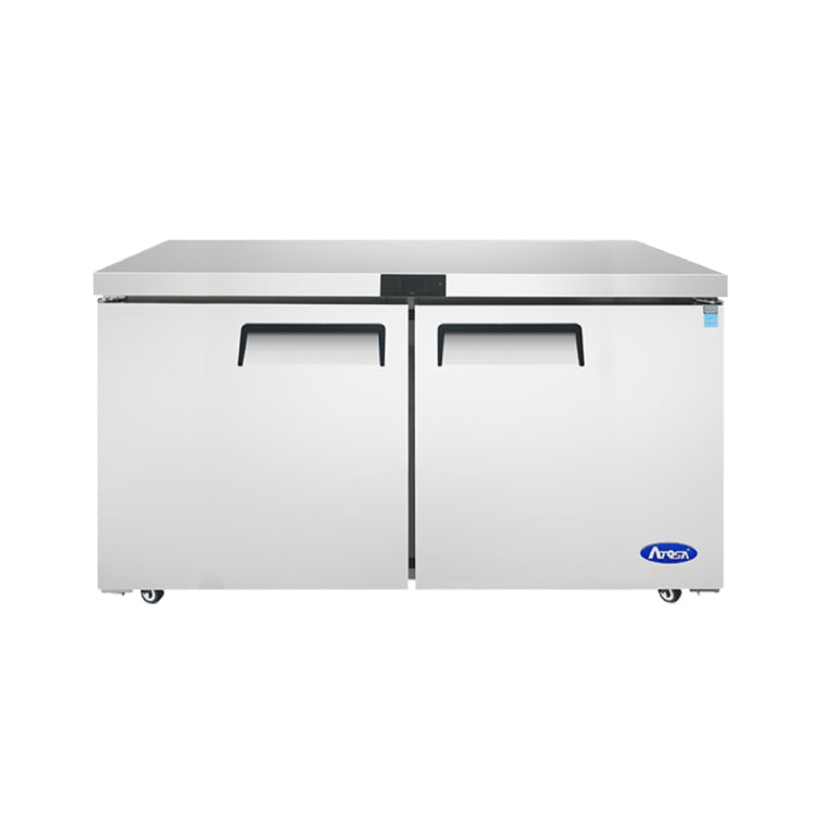 Atosa 60″ Undercounter Freezer Two Door - MGF8407GR - VRS Restaurant Equipment & Supply Store