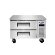 Atosa 36″ Refrigerated Chef Base Two Drawers - MGF8448GR - VRS Restaurant Equipment & Supply Store