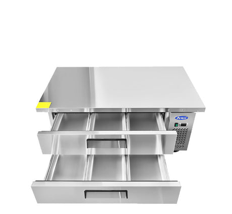 Atosa 52″ Refrigerated Chef Base Two Drawers - MGF8451GR - VRS Restaurant Equipment & Supply Store