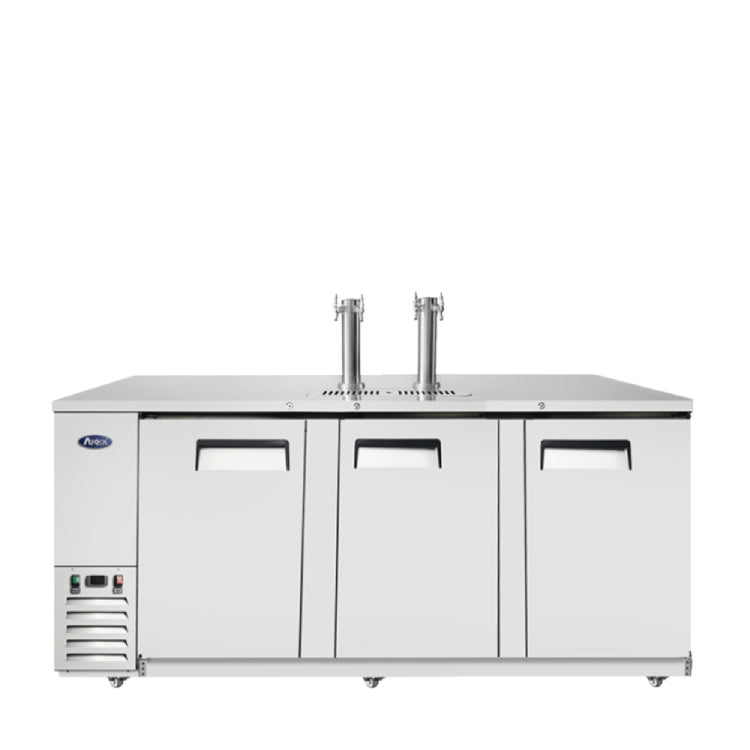 Atosa 90″ Direct Draw Keg Cooler Three Door - MKC90GR