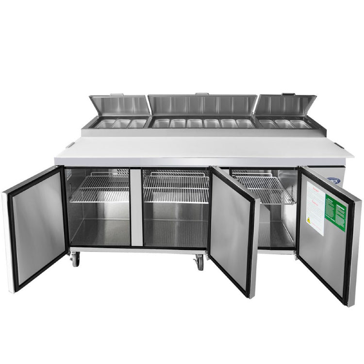 Atosa 93″ Refrigerated Pizza Prep. Table - MPF8203GR