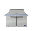 Atosa 48″ Refrigerated Mega Top Sandwich Prep. Table Two Door - MSF8306GR