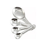 Winco Measuring Cup Set 4Pcs Wire Handle Stainless Steel - VRS Restaurant Equipment & Supply Store