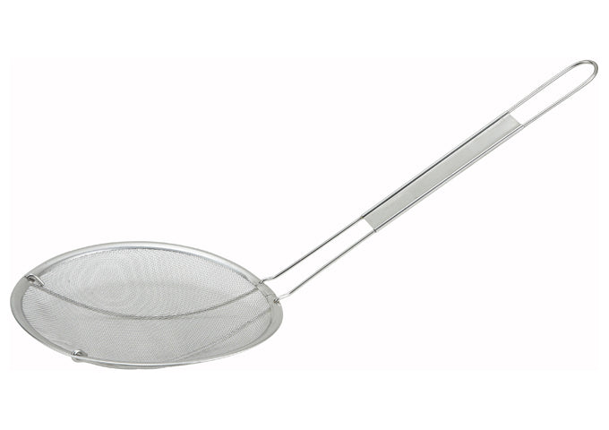 Winco Single Mesh Strainer, Stainless Steel, Fine