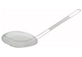 Winco Single Mesh Strainer, Stainless Steel, Coarse - VRS Restaurant Equipment & Supply Store