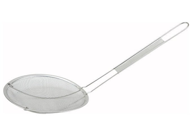 Winco Single Mesh Strainer, Stainless Steel, Coarse - VRS Restaurant Equipment & Supply Store
