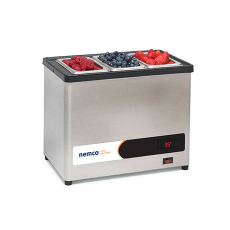 Nemco 9020 15″ Refrigerated Countertop Condiment Station - VRS Restaurant Equipment & Supply Store