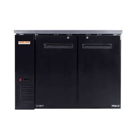 New Air NBB-48-SB-N 48″ Narrow 2 Door Solid Back Bar Refrigerator - VRS Restaurant Equipment & Supply Store