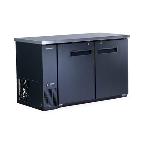 New Air NBB-60-SB 60″ 2 Door Solid Back Bar Refrigerator - VRS Restaurant Equipment & Supply Store