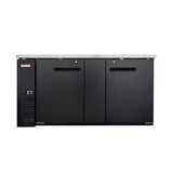 New Air NBB-69-SB 69″ 2 Door Solid Back Bar Refrigerator - VRS Restaurant Equipment & Supply Store
