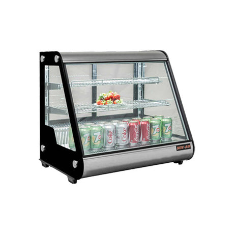 New Air NDC-016-CD 36″ Angled Glass Countertop Display Refrigerator - VRS Restaurant Equipment & Supply Store