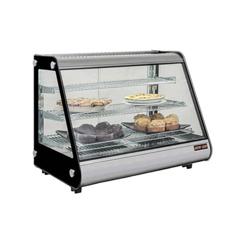 New Air NDC-016-HT 36″ Angled Glass Countertop Heated Display Case - VRS Restaurant Equipment & Supply Store