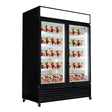 New Air NGF-122-H 2 Door Glass Freezer Merchandiser - VRS Restaurant Equipment & Supply Store