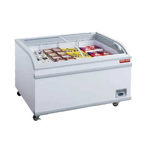 New Air 56″ Curved Glass Island Freezers - NIF-56-CG - VRS Restaurant Equipment & Supply Store