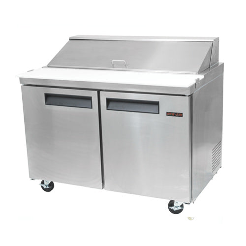 New Air NPT-048-SA 48″ 2 Door Sandwich Prep Refrigerator - VRS Restaurant Equipment & Supply Store