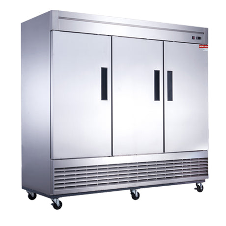 New Air NSR-182-H 83″ 3 Door Solid Reach In Refrigerator - VRS Restaurant Equipment & Supply Store