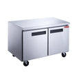 New Air NUF-048-SS 48″ 2 Door Undercounter Freezer - VRS Restaurant Equipment & Supply Store