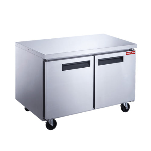 New Air NUF-060-SS 60″ 2 Door Undercounter Freezer - VRS Restaurant Equipment & Supply Store