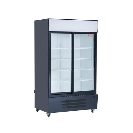 New Air 54” Double Sliding Glass Door Refrigerators - NGR-115-S - VRS Restaurant Equipment & Supply Store